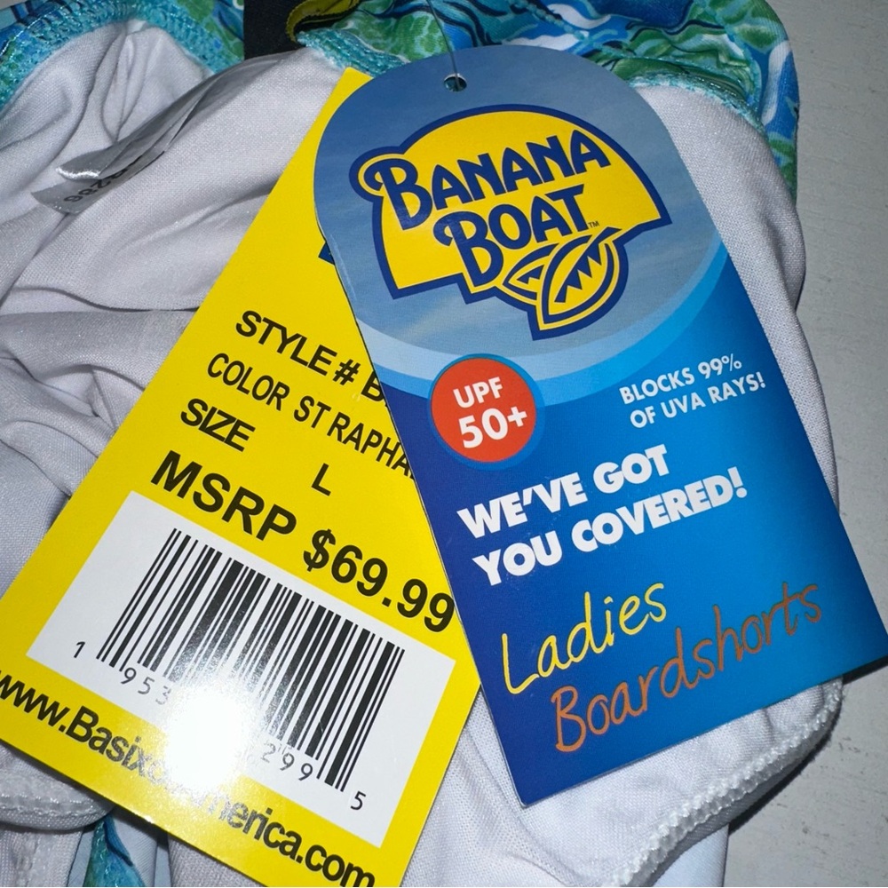 NWT Banana Boat UPF50+ Ladies Boyshorts - Picture 9 of 11